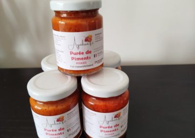 Puree de piments rouges