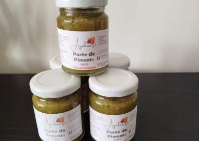 Puree de piments verts